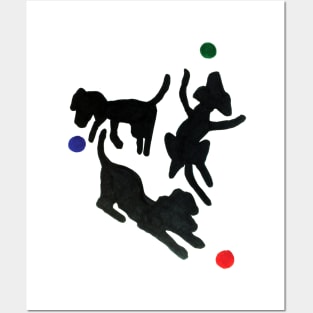 THREE LABS PLAY BALL Posters and Art